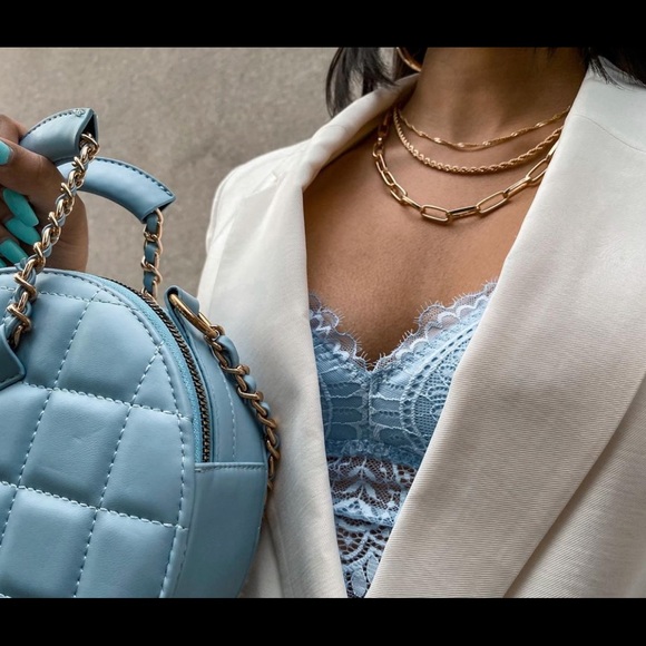 TRESLUX Blue Circle Crossbody Bag - Picture 5 of 5